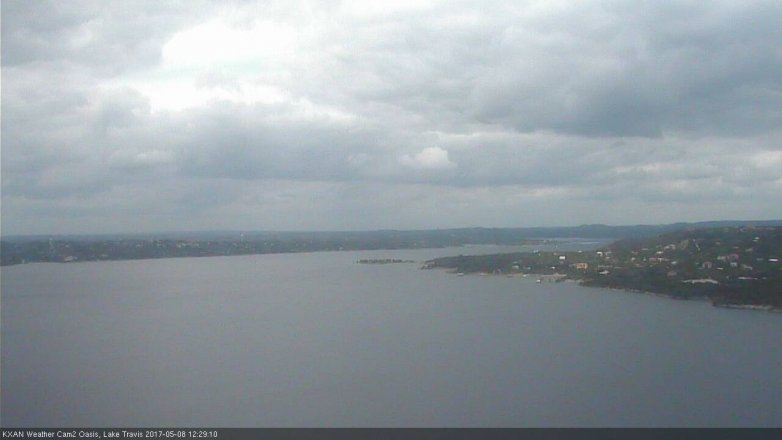 Lake Travis webcam, May 8, 2017 11:40 AM CT