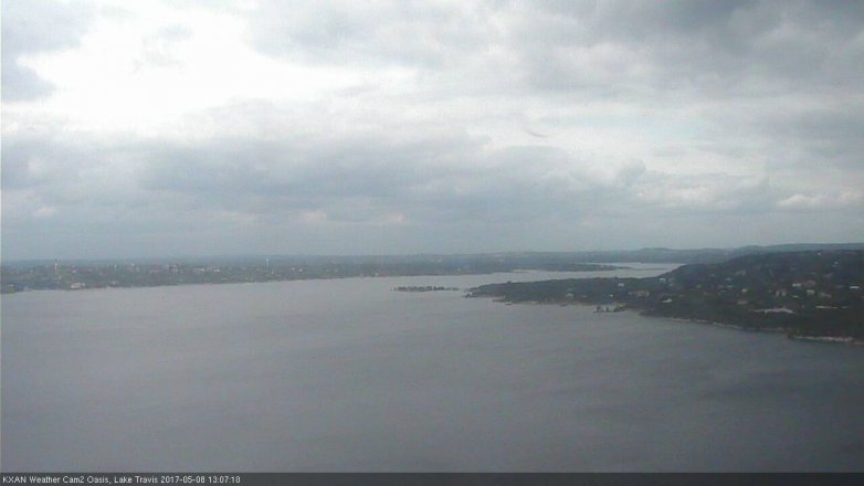 Lake Travis webcam, May 8, 2017 12:20 PM CT