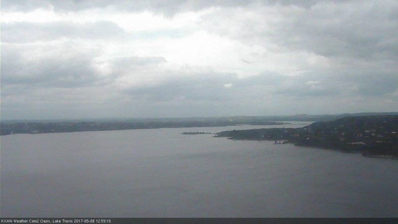 Lake Travis webcam, May 8, 2017 12:25 PM CT