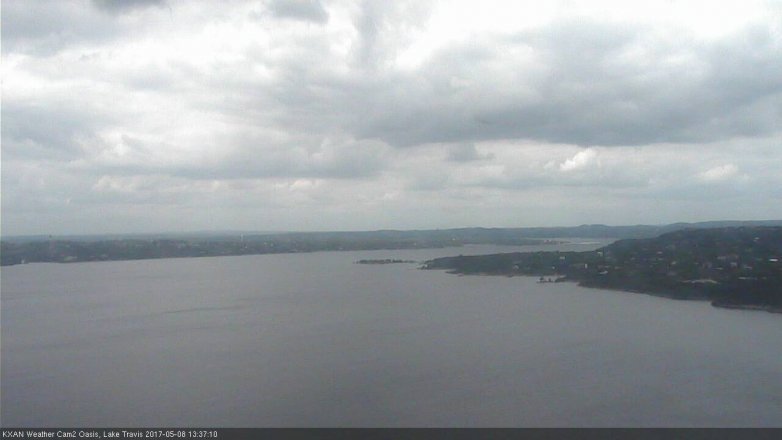 Lake Travis webcam, May 8, 2017 12:50 PM CT