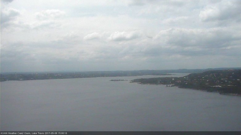 Lake Travis webcam, May 8, 2017 2:35 PM CT