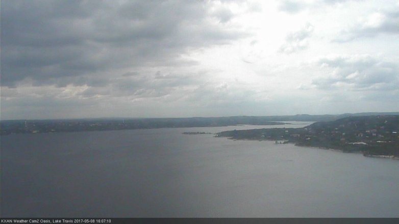 Lake Travis webcam, May 8, 2017 3:15 PM CT