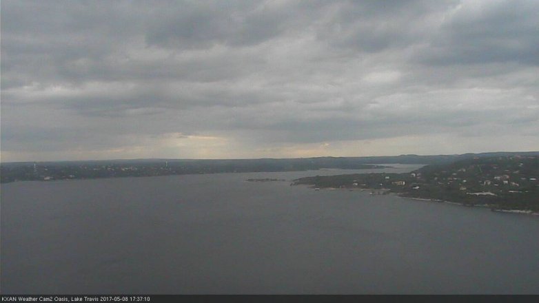 Lake Travis webcam, May 8, 2017 4:45 PM CT