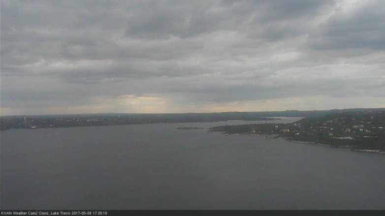 Lake Travis webcam, May 8, 2017 4:50 PM CT