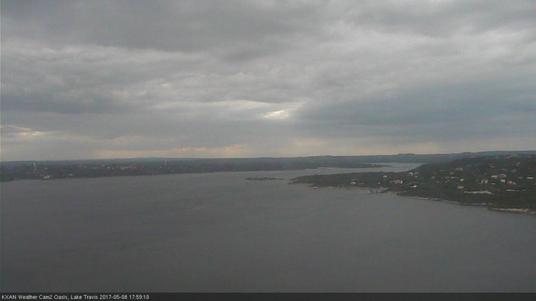 Lake Travis webcam, May 8, 2017 5:05 PM CT