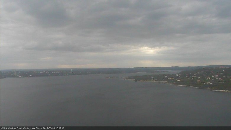Lake Travis webcam, May 8, 2017 5:30 PM CT