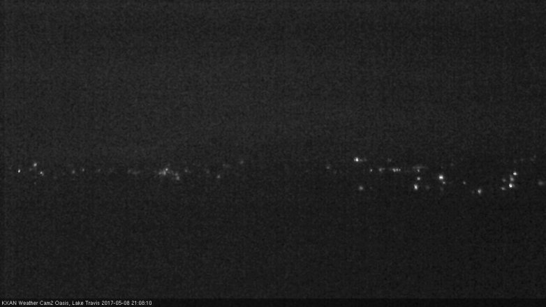 Lake Travis webcam, May 8, 2017 8:20 PM CT