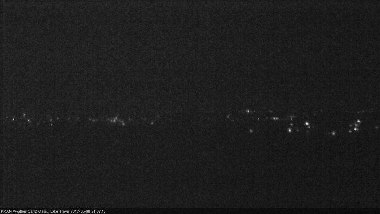 Lake Travis webcam, May 8, 2017 9:00 PM CT