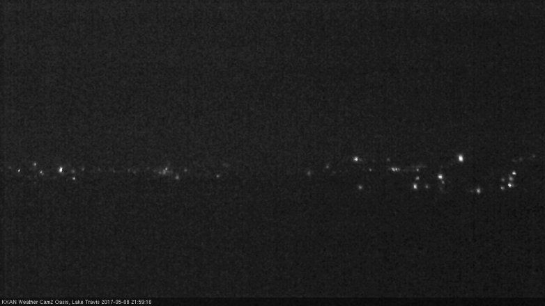 Lake Travis webcam, May 8, 2017 9:05 PM CT