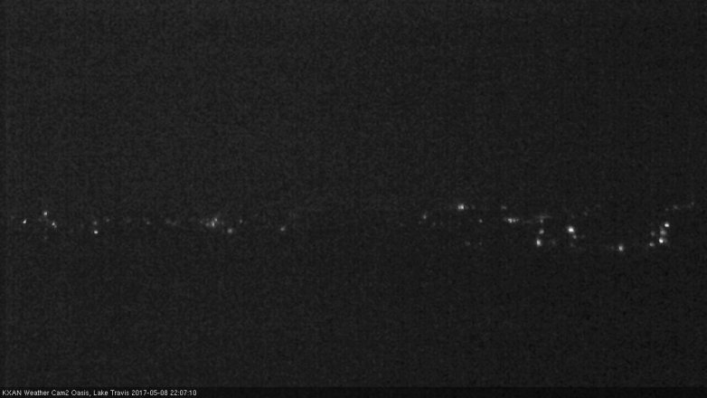 Lake Travis webcam, May 8, 2017 9:25 PM CT