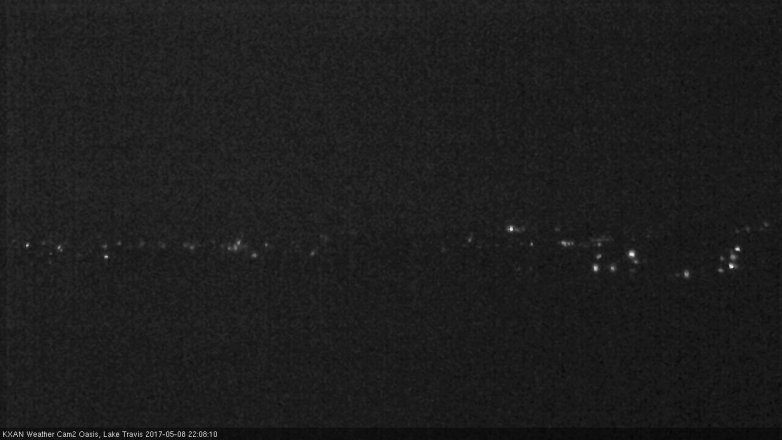 Lake Travis webcam, May 8, 2017 9:35 PM CT