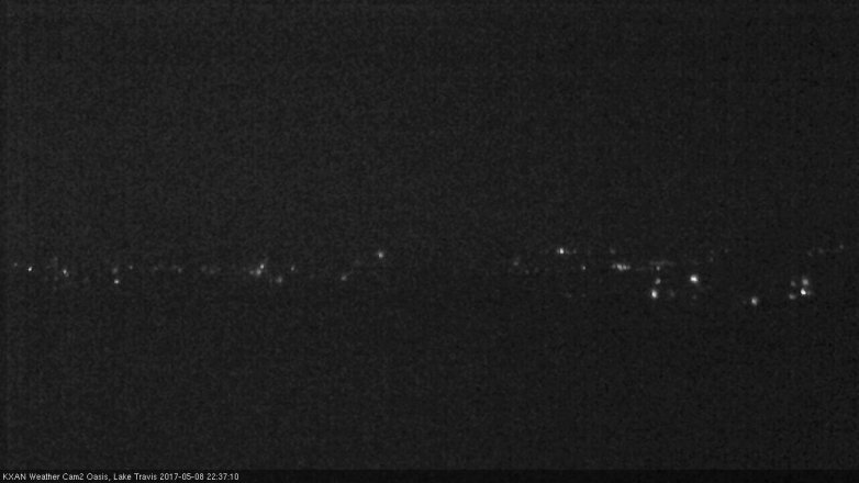 Lake Travis webcam, May 8, 2017 9:55 PM CT