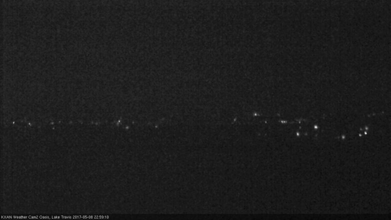 Lake Travis webcam, May 8, 2017 10:10 PM CT