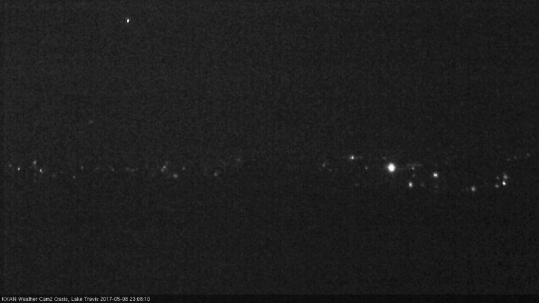 Lake Travis webcam, May 8, 2017 10:25 PM CT