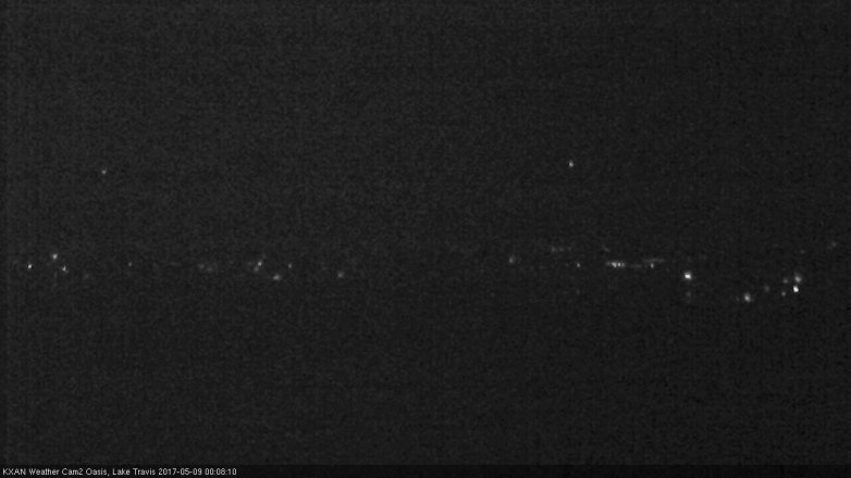Lake Travis webcam, May 8, 2017 11:15 PM CT