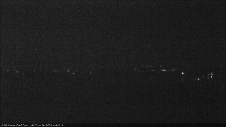 Lake Travis webcam, May 8, 2017 11:20 PM CT