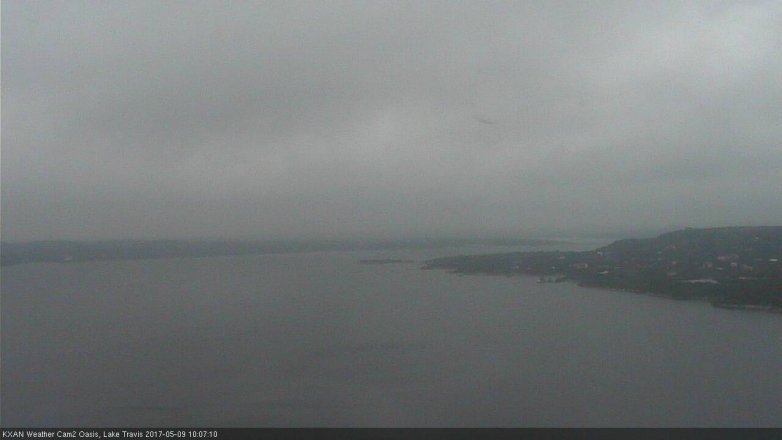 Lake Travis webcam, May 9, 2017 9:20 AM CT