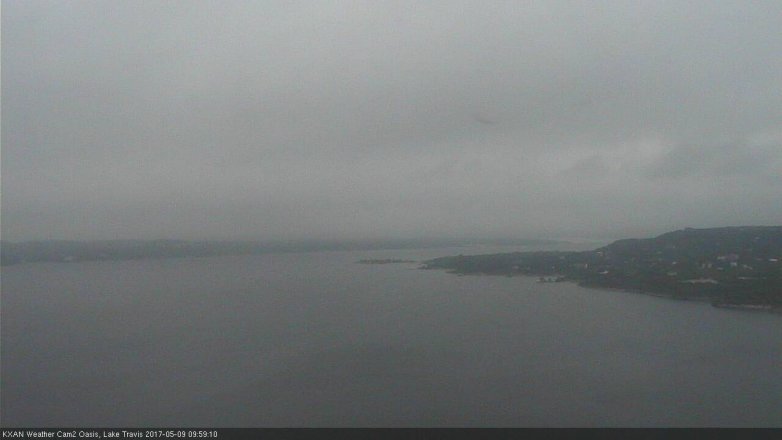 Lake Travis webcam, May 9, 2017 9:30 AM CT