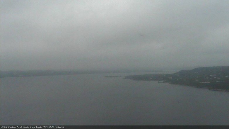 Lake Travis webcam, May 9, 2017 9:40 AM CT
