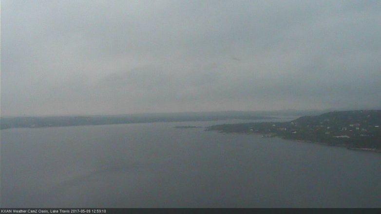 Lake Travis webcam, May 9, 2017 12:15 PM CT