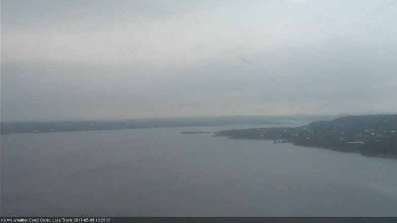 Lake Travis webcam, May 9, 2017 1:00 PM CT