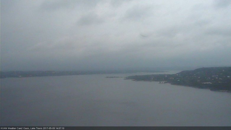 Lake Travis webcam, May 9, 2017 1:25 PM CT