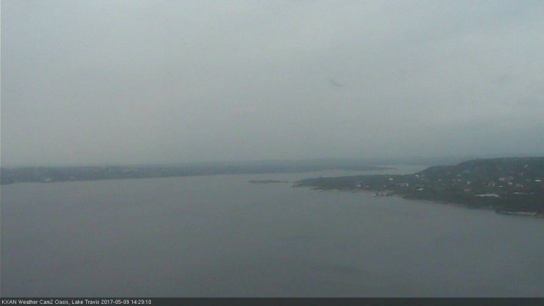 Lake Travis webcam, May 9, 2017 1:40 PM CT