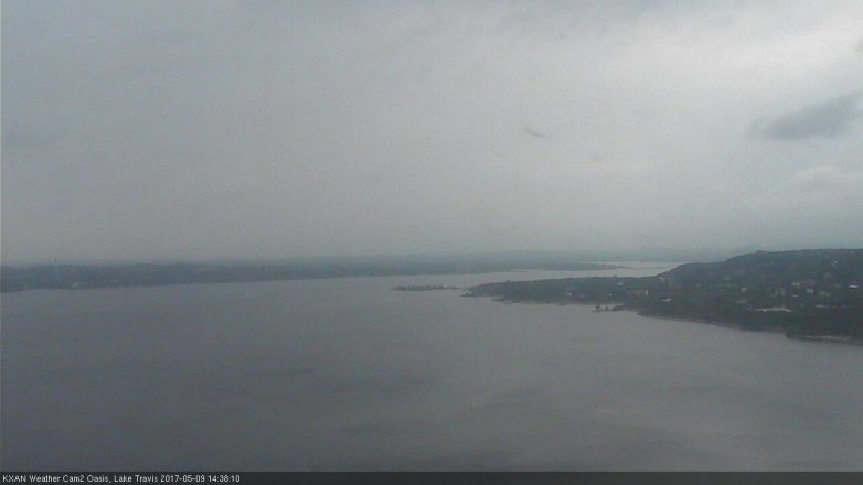 Lake Travis webcam, May 9, 2017 2:10 PM CT