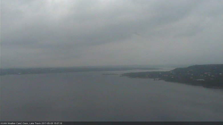 Lake Travis webcam, May 9, 2017 2:40 PM CT