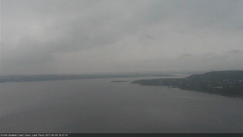 Lake Travis webcam, May 9, 2017 3:55 PM CT