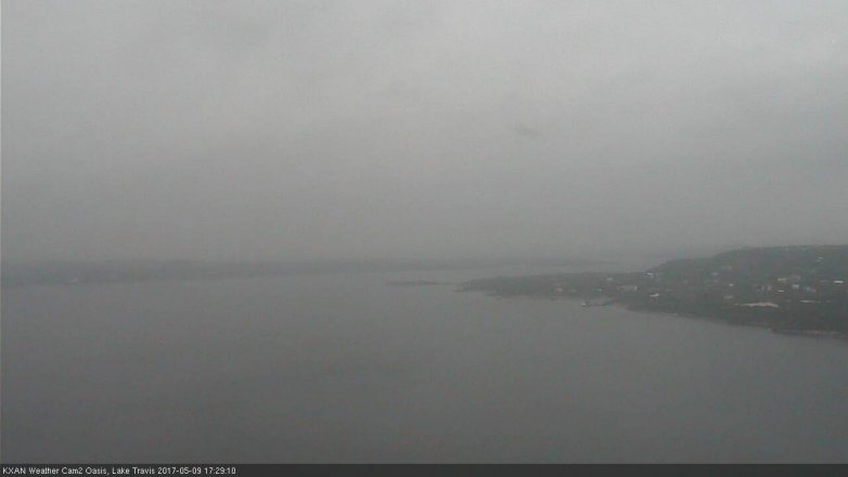Lake Travis webcam, May 9, 2017 4:35 PM CT