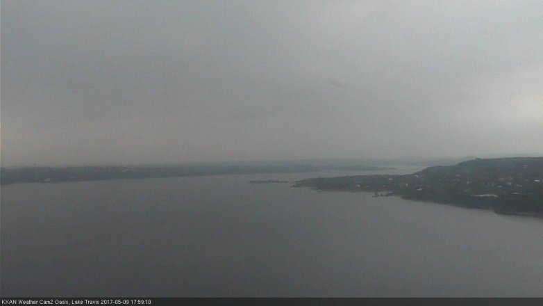 Lake Travis webcam, May 9, 2017 5:25 PM CT