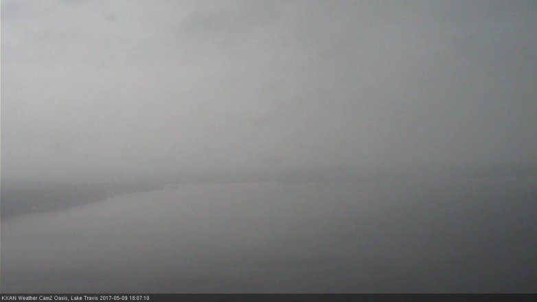 Lake Travis webcam, May 9, 2017 5:40 PM CT