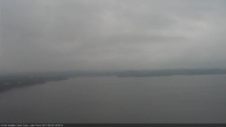 Lake Travis webcam, May 9, 2017 6:20 PM CT