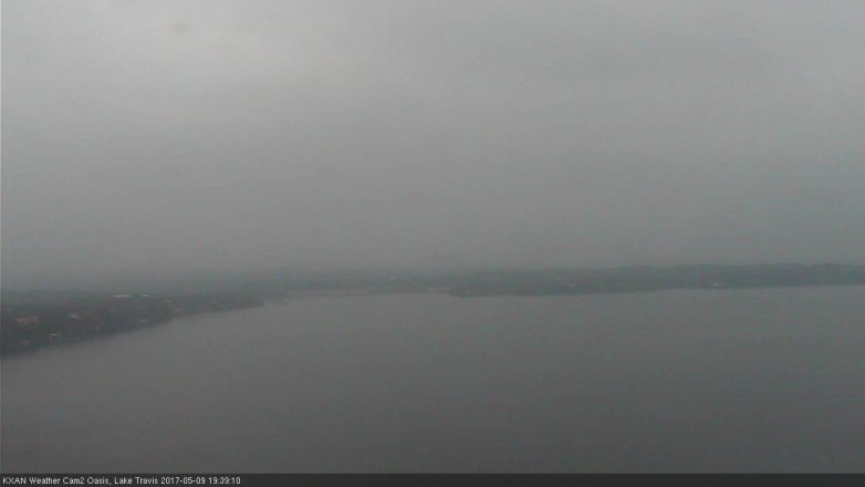 Lake Travis webcam, May 9, 2017 6:50 PM CT