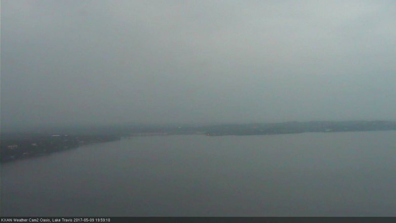 Lake Travis webcam, May 9, 2017 7:20 PM CT
