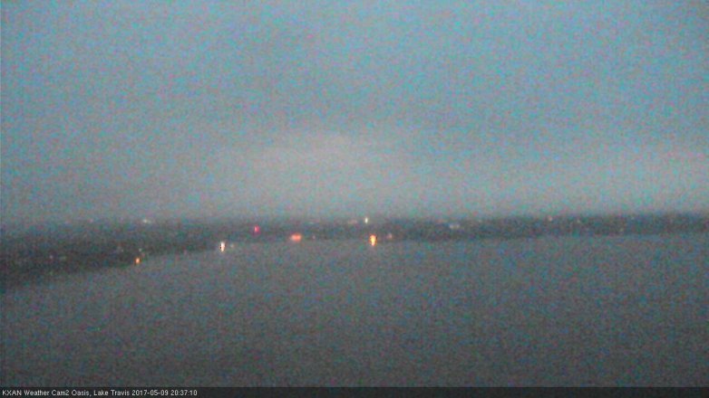 Lake Travis webcam, May 9, 2017 7:50 PM CT