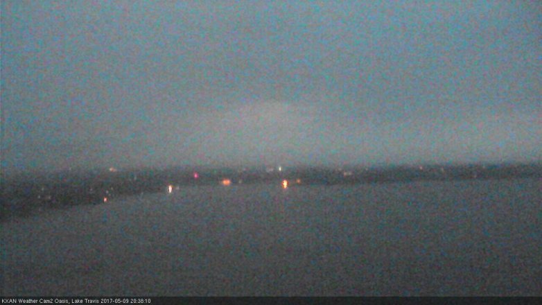 Lake Travis webcam, May 9, 2017 8:05 PM CT