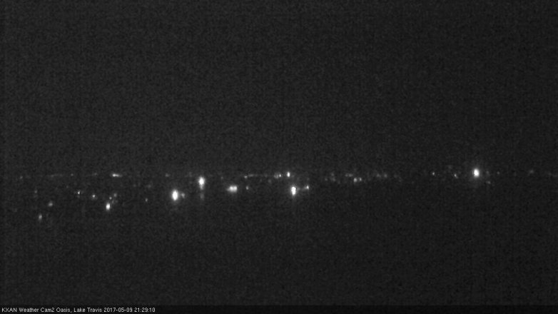 Lake Travis webcam, May 9, 2017 8:50 PM CT