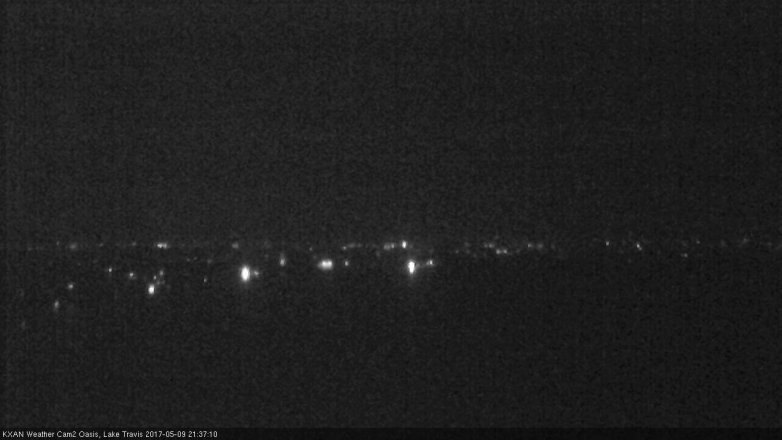 Lake Travis webcam, May 9, 2017 9:00 PM CT