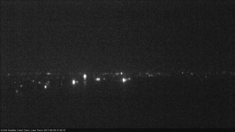 Lake Travis webcam, May 9, 2017 9:05 PM CT