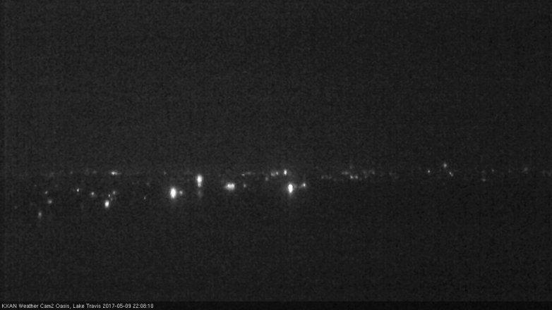 Lake Travis webcam, May 9, 2017 9:40 PM CT