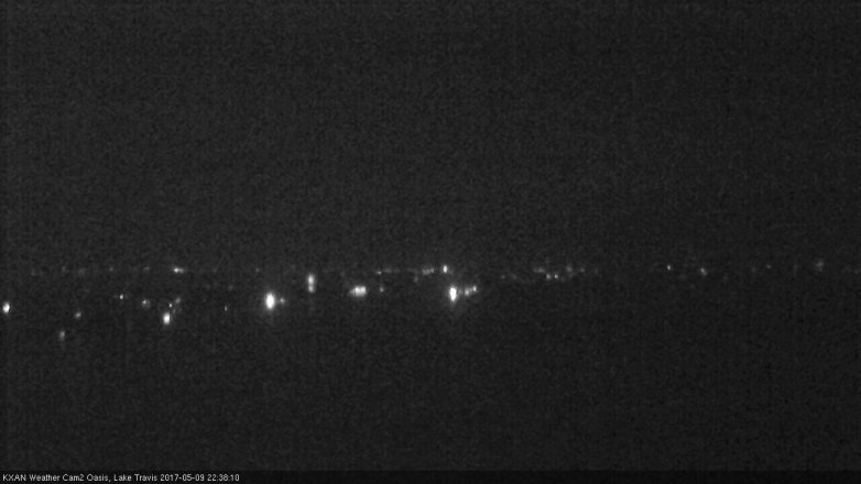 Lake Travis webcam, May 9, 2017 9:50 PM CT