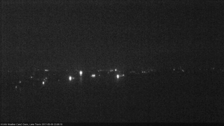Lake Travis webcam, May 9, 2017 10:25 PM CT