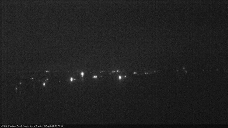 Lake Travis webcam, May 9, 2017 10:50 PM CT