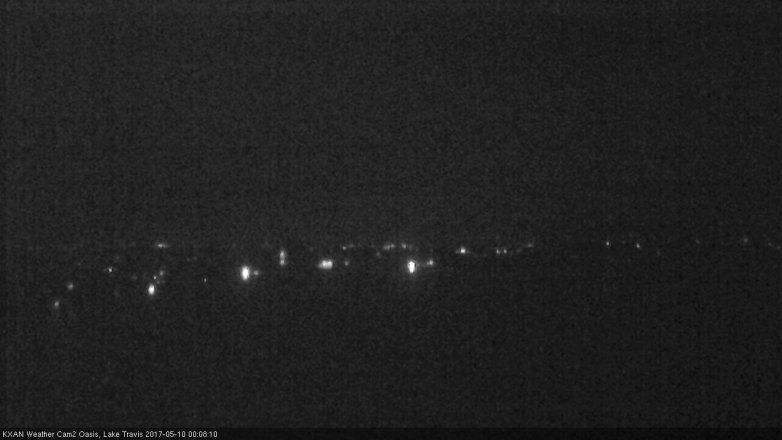 Lake Travis webcam, May 9, 2017 11:30 PM CT