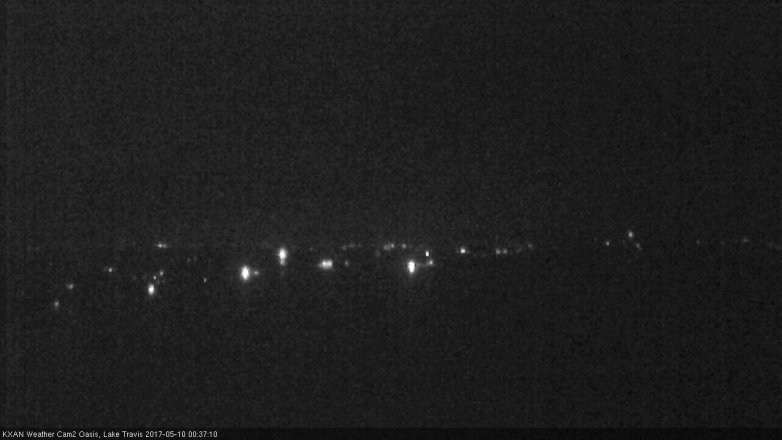 Lake Travis webcam, May 9, 2017 11:50 PM CT