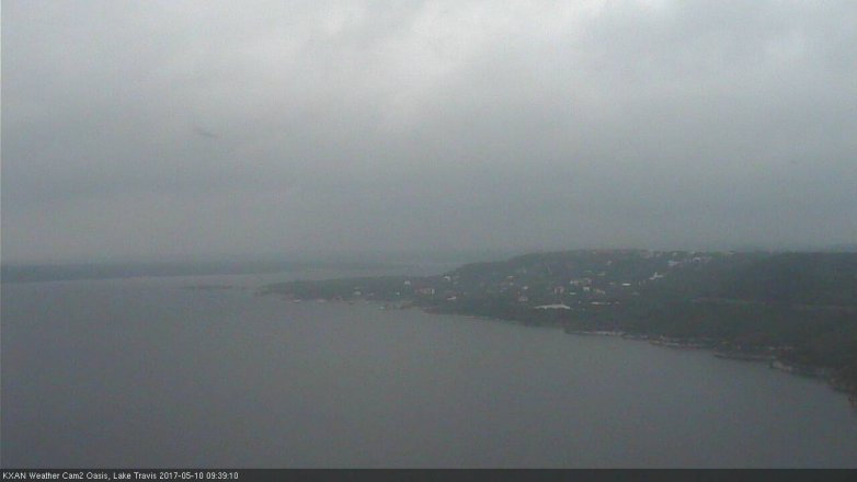 Lake Travis webcam, May 10, 2017 9:00 AM CT
