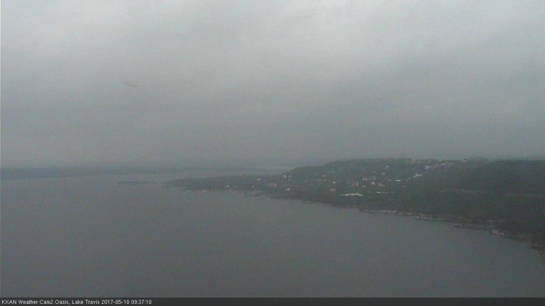 Lake Travis webcam, May 10, 2017 9:05 AM CT