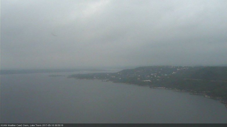 Lake Travis webcam, May 10, 2017 9:25 AM CT
